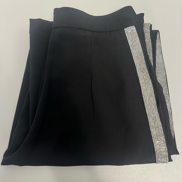 NWT Forever 21 black and rhinestone 2 piece cami and pants size S - Picture 15 of 16
